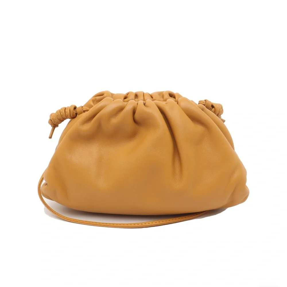 BOTTEGA VENETA Mini Pouch Clutch in yellow